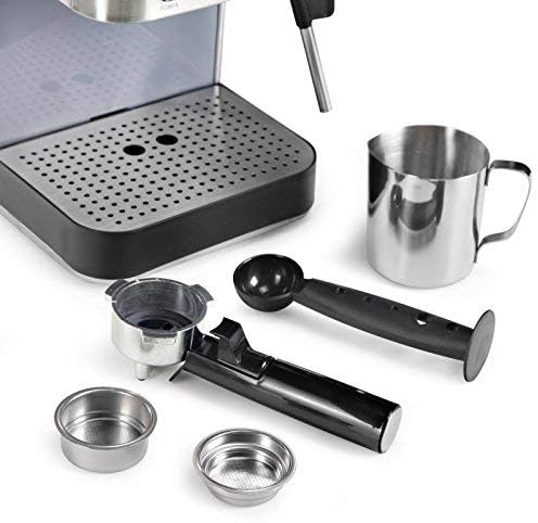 Cuisinart EM-100NP1 1.66 Macher Macher Espresso Macher, не'рѓосувачки челик, прирачник