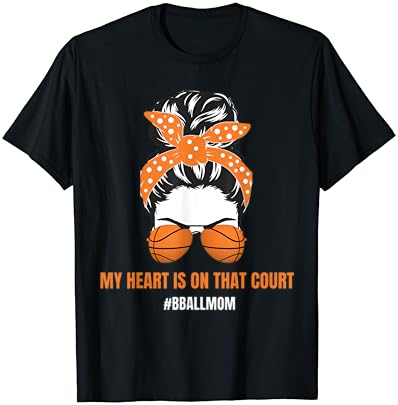 Кошарка мама неуредна пунџа горда мама маица за кошарка за кошарка