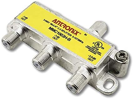 3 Way Antronix MMC1003H-B 5-1675 MHz MOCA 2.0 Splitter за Frontier порано Verizon FioS