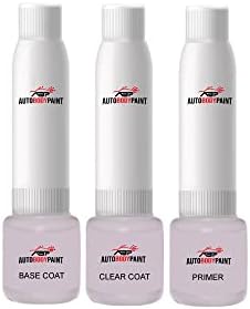 ABP Touch Up Basecoat Plus Clearcoat Plus Primer Spray Baint Комплет компатибилен со апсолутен црн раб Форд