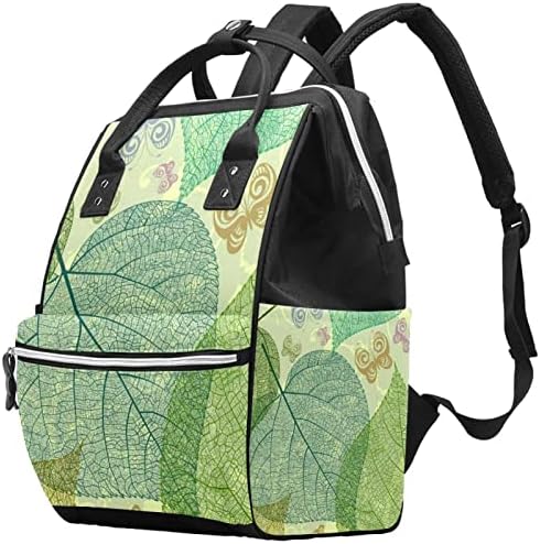 Ранец на торби за пелена VBFOFBV, големи унисекс торби, повеќенаменски пакет за патувања за мајки, пролетни цвеќиња цветни пастирливи гроздобер