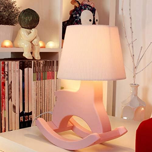 Xiulaiq креативен цртан филм розово лулање на коњски ламби за ламби за десктоп биро биро за ламба предводена ламба