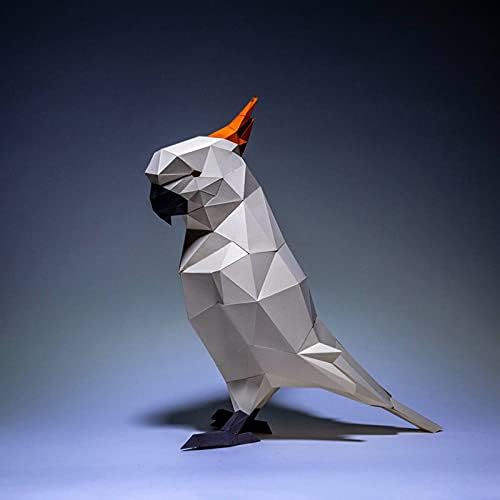 WLL-DP 3D рачно изработена хартиена мувла Три-димензионална хартија занаети Геометриски неправилни картони животни DIY оригами макав дома