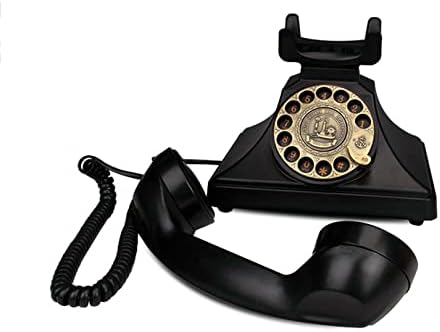 Абаипј Ретро Фиксен Телефон, Класичен Старомоден Стил Фиксна Биро Телефон Жичен Телефон Домашна Канцеларија Декор