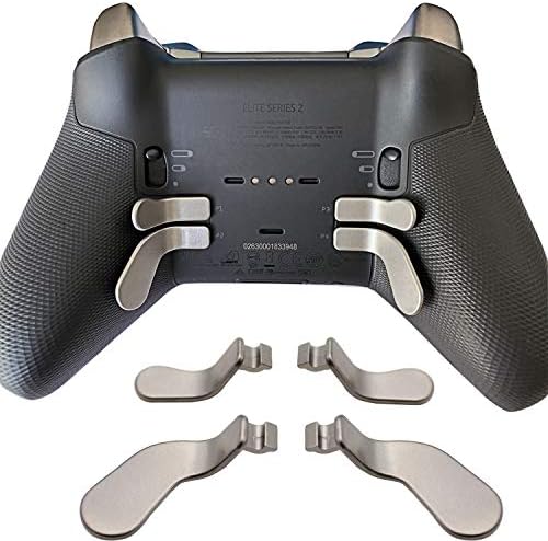 Комплет за лопатки Easegmer Elite Series 2, 4 метални лопатки за активирање на делови за замена на коса за Xbox One Elite Series 2 & Xbox One
