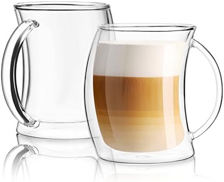 Колекција На Џојолт Калео Стаклени Чаши За Кафе Изолирани Со Двоен Ѕид-13-Унци