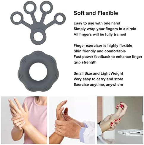 Вежба за прсти, Флексибилна Носилка За Прсти, Силиконски Носилки За Зацврстување На Рацете За Слаби Раце Постари