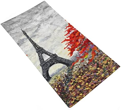 Франција Ајфелова кула и цветна крпа за лице Премиум крпи за миење садови за хотелска бања и бања