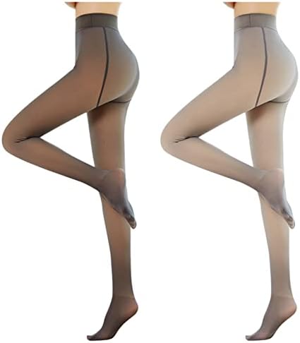 Флеш 2 парчиња хулахопки на кожата дами кадифе 220g со стапала продираат во лажни дебели чорапи еластичен медиум плус навлегувачки чорапи