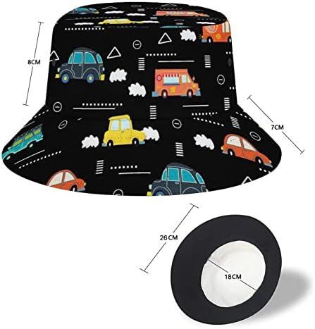 Автомобили и камиони капа за корпи за жени Унисекс памук широко Сонце капа на отворено летно патување пешачење капа за плажа