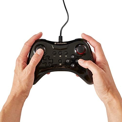 Verbatim Wired Controller за употреба со Nintendo Switch - црно