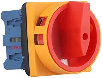 Ezzon D11-25 Rotary Switch Selector Selector Changever Cam Switch 25A 1 фаза 2 Позиција 4 Терминали Капка