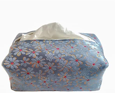 Лазио декоративно ткиво кутија покритие гроздобер правоаголна ткаенина држач за еднократно ткиво фарма куќа симпатична цветна крпа држач за салфетка за салфетка