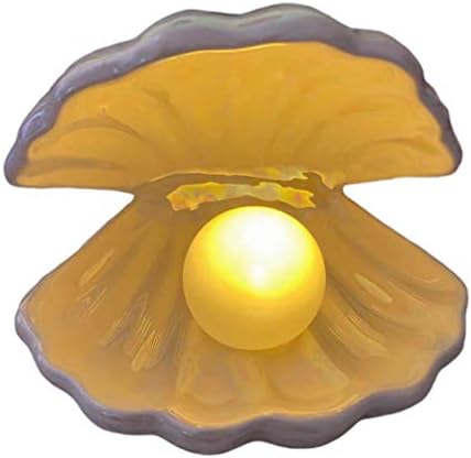 Besportble Shell Pearl Light LED керамички бисер во школка Светло мида бисер ламба таблети украси за дома