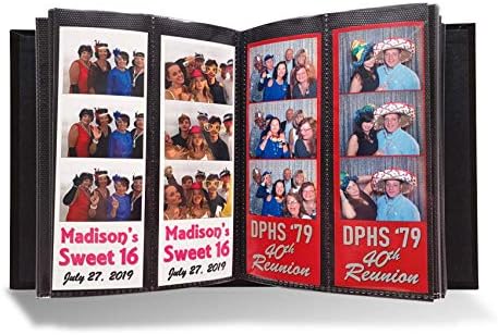 Албум со фото штанд за 2 x6 Фото -ленти слики - има 200 слики со фотографии со фотографии на 100 страници - албум со фото -штанд со лизгање