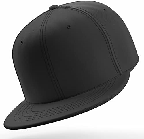 Daxton Класичен Празно Snapback Рамен Бил Визир Капа Капа Една Големина Прилагодливи Назад