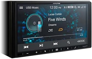 Алпски iLX-W650, 7 Двоен Din Мултимедијален Приемник Компатибилен w/Apple CarPlay &засилувач; Android Auto-Вклучува Резервна Камера