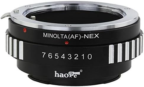 Haoge Lens Mount Adapter for Sony Alpha A-Type Minolta MAF AF Mount Lens to Sony E Mount NEX Camera as a3000 a3500 a5000 a5100