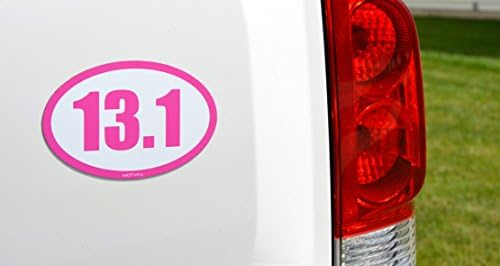 Мотвија 13.1 Полумаратонски Овален Автомобил Магнет-Розова