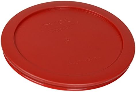 Пирекс 7201-КОМПЈУТЕР 4-Чаша Афион Црвена Замена За Складирање Храна Пластичен Капак, Направен во Сад-2 Пакет