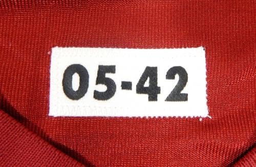 2005 сан Франциско 49ерс #5 Игра Издадена Црвениот Дрес 42 ДП37152-Непотпишан Нфл Игра Користи Дресови