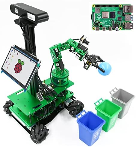 Yahboom Ros Raspberry Pi Robot Modeling Modeling Навигација Пресметување на гласот за препознавање со 7in допир на екранот на