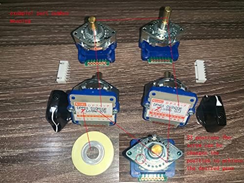 03H Ротари прекинувачи за прекинувачи на опсегот TOSOKU DPN03 021H20R CNC панел прекинувач