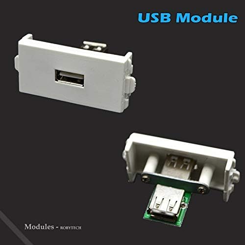 Ѕид Плоча со 2 SC Симплекс + USB Модули, Оптички Влакна Клуч Конектори Приклучок/Приклучок Ѕид Монтирање Фејсбук Капак