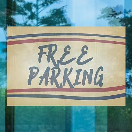 CGSignLab | Бесплатен Паркинг-Ленти За Носталгија Прицврстување На Прозорецот | 36 x24
