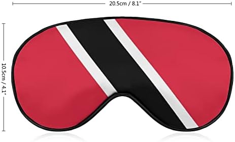 Знаме на тринидад И Тобаго Мека Маска За Очи Покријте Ефикасно Засенчување Удобност На Очите Маска за Спиење Со Еластичен Прилагодлив