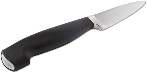 Мундијална елеганција 3,5-инчен нож за паринг не'рѓосувачки челик со заштитен пластичен ракав