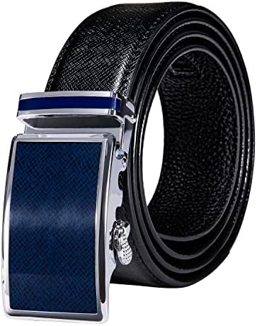 Dubulle Men's Ratchet Ratchet Belt Gold/Black/Blue/Green/Blue/White Automatic Buck Business Casual Belt Подарок - Прилагодливо вклопување