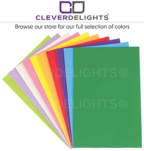 Cleverdelights 8 x 12 листови со пена - розови - 10 пакувања - големи занаетчиски листови за само лепило