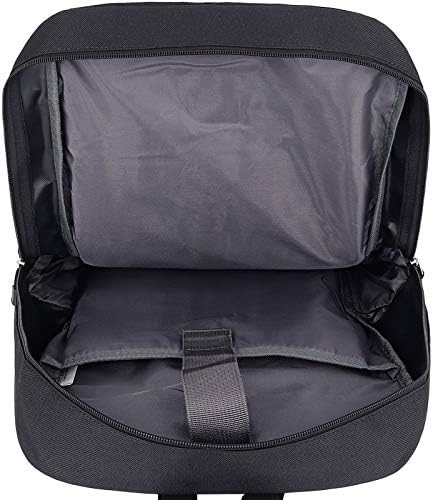 Roffatide Аниме Хаикиу лаптоп ранец за момчиња колеџ училишна торба COSPLAY Daypack Daypack се вклопува во 15,6 инчи тетратка црна боја