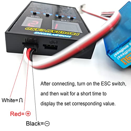 yifengdongli Hobbywing LED ESC програмска картичка далечински управувач со далечински управувач LED рачно поставување картичка за картички за