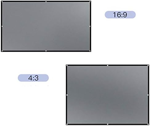 HJHL преклопување на проекторот завеса полиестер мека едноставна завеса за преклопување филм за завеси за завеси дома на отворено